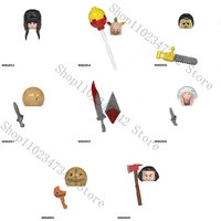 WM6101 Halloween Horror Movie Building Blocks Bricks Elvira the clown nurse jason chainsaw killer jack torrance mini toy gifts