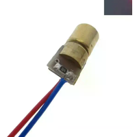 10pcs Adjustable Mini Laser Pointer Diode RED Dot Laser Diod Circuit 3V/5V 5mW 650nm Module Pointer Sight Copper Head