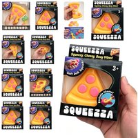 Needoh Pizza Squishy Stress Relief Toy, Mini Sensory Squeeze Healing Gift Box