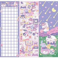 Tutu and Dog Series Stickers DIY Goo Card Hand Account Sticker Material