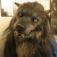 Halloween Werewolf Headgear Party Scary Decor Headgear Latex Wolf Head Mask