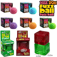 Nee Doh Fuzz Ball Series Desktop decompress Ornament Stress Relief Toys Squishy Toys for Under Pressure Fun Soft Stress Ball