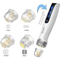 Q2 Bio Pen Cartridge 9pins 14pins 25pins Titanium Needle Sterile Nano Bayonet For Skin Care Hair Growth Q2 Micro Needle