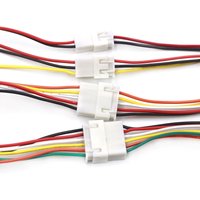 10PCS XH2.54 2/3/4/5/6 Pin Pitch 2.54mm Wire Cable Connector XH Plug Male & Female Battery Charging Cable 200MM Length 26AWG