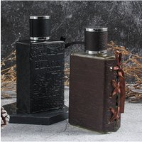 Original Arabic Perfume, Oriental Fragrance Dark Brown Orchid Perfume, Leather Carved Bottle, Niche High-end Feel, 80ml