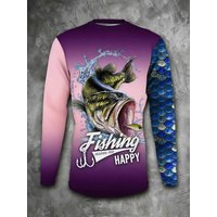 New Breathable Quick-Drying -Protective Fishing Apparel for Cycling and Mountain Bikes; Men's Fishing Shirt; Long-Sleeve T-Shirt