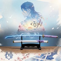 39inch Luminous Smoke Bleach Katana LED Light Real Size Japanese Samurai Sabre Kuchiki Vapour Wooden Sword Cosplay Prop Toy Gift