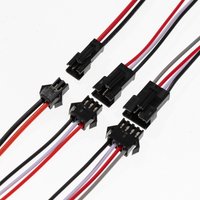 1-50 pairs 2/3/4 Pin SM JST Plug Male and Female Wire Connector for Led Strip RGB 5050 3528 WS2801 APA02 WS2815 WS2813