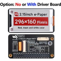 Option: No or With Board 2.15 inch e Paper Ink HAT+ B Red/Black/White Screen Display For Arduino/ Raspberry Pi /Jetson /STM32