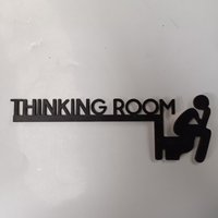 Thinking Room Bathroom Sign over Door Thinking Room Fun Wood Toilet Door Sign Unique Thinking Room Fun Toilet Door Sign Funny