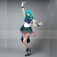 Anime Sailor Super S Film Sailor Neptune Michiru Kaioh Michell Cosplay Costume Women Dress mp001404