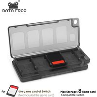 DATA FROG 8 in 1 Portable Game Card Case for Switch Console Storage Box Cartridge Holder Travel Accessories