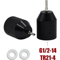 New CO2 Refill Charging Needle Adapter Thread for G1/2-14 or TR21-14 Filling Disposable Cartridge Fit for Cylinder Tank Bottles