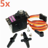 5Pcs TowerPro MG90D Digital Micro Servo Motor Metal Gear 2.5kg Torque Upgrad MG90S For RC Plane Helicopter Airplane 450