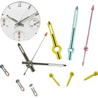 13.8*13*8.8*3.5mm Modified Watch Hands Colourful Watch Accessories 6 Hands Green Luminous Suitable for Japanese VK63 Movement