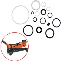 1 Set Hydraulic Jack Oil Seal Ring Small O-ring Repair Tool Horizontal 3 TON Repair Kit Sealing Ring Steel Ball Link Rocker Jack