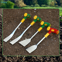✔Garlic Digging Shovel Agricultural Stainless Steel Flower Shovel Gardening Weeding Dig Herbs Shovel Garden Tool