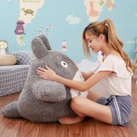 Coussin décoratif en peluche douce de dessin animé Mon voisin Totoro, coussin décoratif pour canapé-lit, cadeau d'anniversaire pour la décoration de la maison