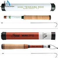Maximumcatch Stream Mini Tenkara Fly Fishing Rod 5FT/6FT 150/180cm 6:4 Action Telescopic Carbon Fiber Fly Rod with Extra Tip