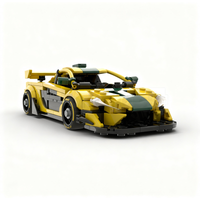 361PCS MOC City Champions Super Car Mclaren P1 Gtr Model Technology DIY Assembly Building Blocks Display Birthday Gift Building