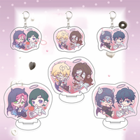 Alien Stage Mizi Sua Acrylic Stand Keychain Chibi Figure Angel Devil Heart Standing Sign Desk Decor Anime Peripheral Cosplay Gif