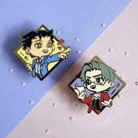 Lawyer Pair Hard Enamel Pin(It's not soft enamel) Ace Attorney