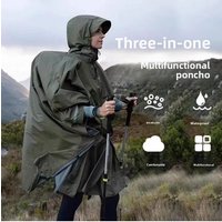 AliExpress 3-in-1 Multifunctional Rain Cape for Cycling, Hiking, and Mountaineering Waterproof, Breathable Adult Rain Cover
