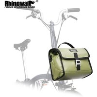 Rhinowalk Bike Handlebar Bag 4L-7L High Capacity Waterproof Insulated Shoulder Bag Mini Velo front bag For Brompton Folding Bike
