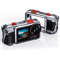 Aluminum Alloy Camera Cage for DJI Action 3/4/5/6 Pro Insta360 Ace Pro 2 Protective Case with Cold Shoe Mount