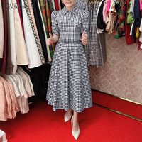 ZANZEA Fashion Dress Sets Women Short Sleeve Lapel Shirts and Long Skirts Summer Vintage Plaid 2 Piece Outfits Work Streetwear