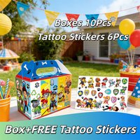 Paw Patrol Candy Box Combination Cartoon Characters Ryder Tracker for Birthday Party Gifts Decor Favors Packaging DIY Supplies