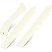 2/3PCS Paper Creaser Set Curved and Straight Bone Folders Folder Paper Creaser Tool DIY Handmade Bookbinding Tool Leathercraft