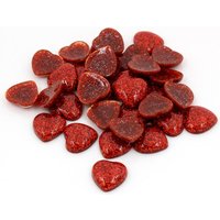 New Fashion 40pcs 12mm Heart Style Red Colors Flat back Resin Cabochons Cameo For Bracelet Earrings accessories-V2-06