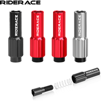 AliExpress riderace 2Pcs Bicycle Inline Cable Adjuster Adapter Adjustment Screw Bolt Bike Derailleur Shift Brake Cable For 4/5mm Shifting Cable Cap