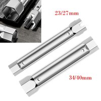 23-27mm 34-40mm Pipe Spanner Socket Wrench Faucet Valve Socket Wrench Ratchet Sink Faucet Drain Installation Hand Tools