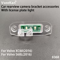 Car accessories For Volvo Car Rear View Camera Install bracket License plate light bracket Acrylic fitting