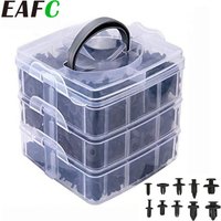 620pcs/box Auto Fastener Clip Mixed Car Body Push Retainer Pin Rivet Bumper Door Trim Panel Retainer Fastener Kit