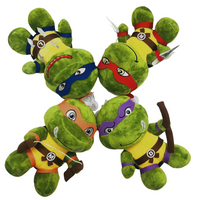 New 25cm Teenage Mutant Ninja Turtles plush doll keychain plush TNNT Donatello Mickey Raphael Leonardo Character Stuffed Toys