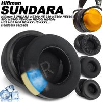 Earphone Pads for Hifiman SUNDARA HE300 HE500 HE560 Replacement Earpads Headphones Meshcloth Memory Covers Sponge Soft Protein