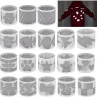 100x3cm Heat-transfer Reflective PET Tape Sticker Vinyl Film Silver Iron On Fabric Reflective Clothes Diy Sewing Crafts