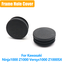 For Kawasaki Ninja1000 Z1000 Versys1000 Z1000SX Motorcycle Frame Hole Cover Caps Decorative Accessories Plastic Cap Plugs
