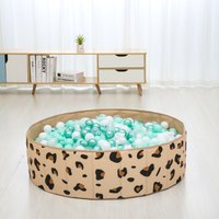 1pc Foldable Ball Pit for Toddler with Pattern Multicoloured Indoor Playhouse Play Tent Baby (Balls Not Included)