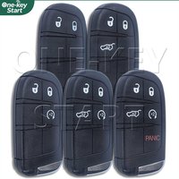 SIP22 Blade Remote Smart Key Shell Replacement For Chrysler Jeep Compass Renegade Cherokee 2/3/4/5 Buttons Car Key Case