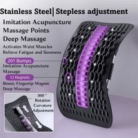 12 Magnets Lumbar Vertebrae Relaxer Shaping Humpback Correction Back Massager Stretching Traction Back Cracking Device