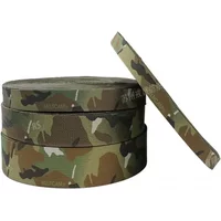 10M Multicam MC Double-Sided Jacquard Webbed/Printed ribbon Molle Belt DIY Belt Backpack Clothing Accessories 20/25/38/50mm wide