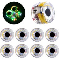 Fishing Light Attractor LED Ice Fishing Lure Fish Attractant Lamp Deep Drop Flasher Eye Shape Underwater Bass Halibut Walleye