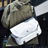 Waterproof Messenger Bag for Men, Magnetic Buckle Design, Large Capacity Crossbody Shoulder Bag, College Student Laptop Handbag