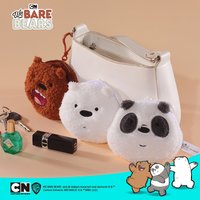 Wir nackte Bären Anime Plüschtiere Geldbörse Anhänger niedlichen Grizzly Panda Eisbär Schlüssel bund Schlüssel ring ausgestopfte Puppe Plüschtiere Brieftasche Schlüssel anhänger