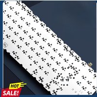 Hiney H80 Hot Swap PCB Customized F1-8X Soldering Slotless RGB Bottom Light VIA Key Change Gaming Office Keyboard Accessories