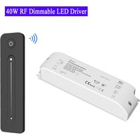 40W Dimmable LED Driver With RF Wireless Remote Dimming Push-dim AC 110V 220V 230V Power Supply DC 12V 24V Dimmer Transformer